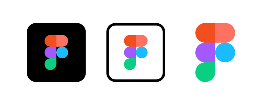figma Icon Collection, figma logo vector on transparent background