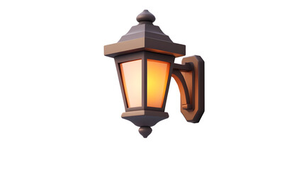 Cozy Vintage Wall Sconce Lantern Illuminating Rustic Outdoor Home Decor