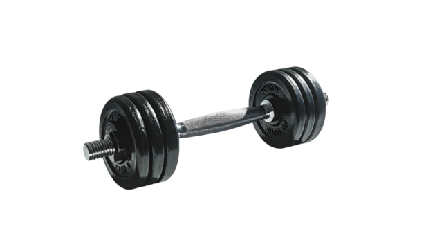 Black dumbbell, metal, weight, exercise