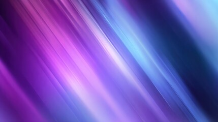 Fototapeta premium Abstract diagonal lines in blue and purple create a serene, dynamic movement