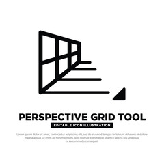 Perspective Grid tool icon vector design. tool for design. Design element. Perspective Grid tool silhouette. Design tool icon vector illustration