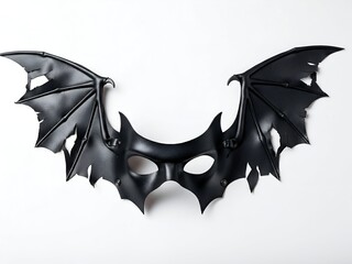 Intricate black bat wing masquerade mask for a mysterious and alluring costume