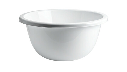 White round bowl with a slightly flared rim