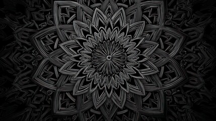 Detailed mandala design pattern
