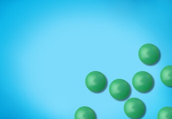 COVID-19 experimental antiviral drug, medical pills on a background