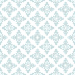 Elegant Snowflake Seamless Pattern