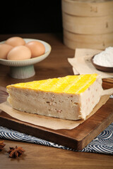 Hubei Specialty Handmade Hot Pot Cake with Meat Ingredients Traditional Chinese Steamed Dessert