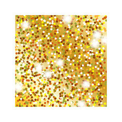 Glitter background, gold sequins. Play of light on sequins.