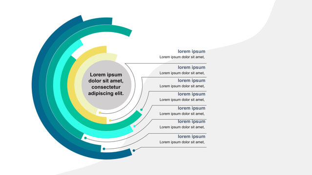 Concentric Circles Infographic A Clear Visual Representation