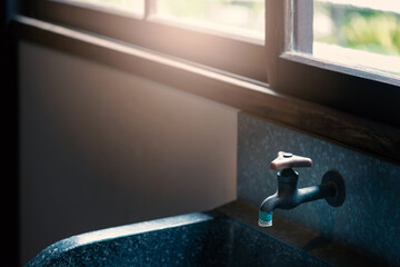 レトロな洗面台