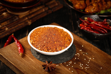 Traditional Sichuan Hot Pot Seasoning Base with Chili Peppers and Spices - Chinese Cuisine Ingredients
