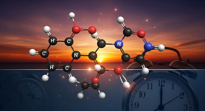Molecular Structure of a Chemical Compound.