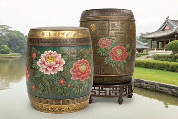 antique ceramic bowl