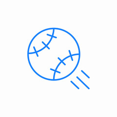 baseball sports play icon sign vector