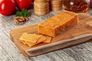 Gourmet hard aged parmesan cheese