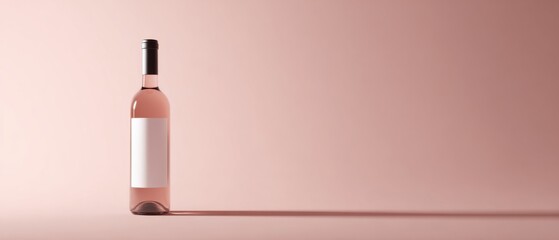 Minimalist Wine Bottle Product Photography