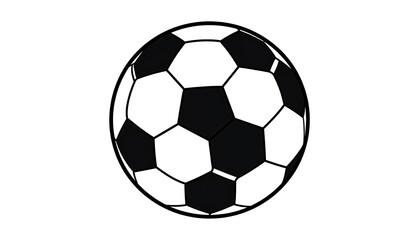 Fototapeta premium Soccer Ball Image for Sports Design.