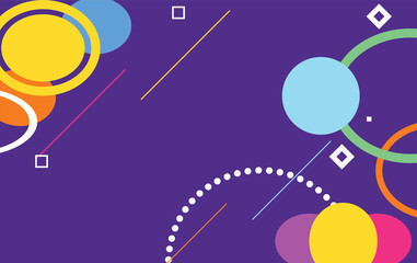 Flat color minimalist abstract background
