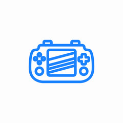 game console icon sign vector