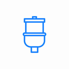 water filter icon sign vector