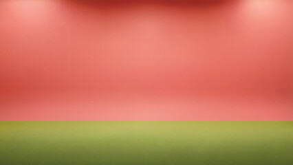 Obraz premium Dreamy coral and olive backdrop for product photography and creative marketing ideas