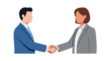 Business handshake agreement, professional interaction and partnership concept for office settings, collaborative workspace scenes, team meeting,