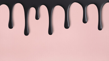 melted chocolate dripping