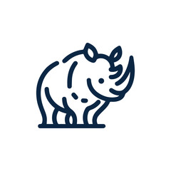 Line Rhino Logo