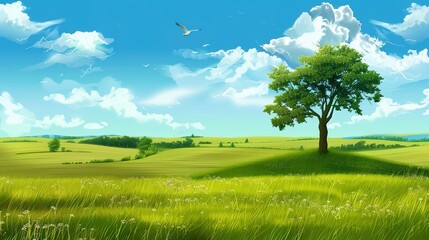 Elegant Scenery Background Images, covering scenes such as lake morning mist, mountain sunset, seaside afterglow, forest stream, flower field terraces. It presents elegant texture with soft tones