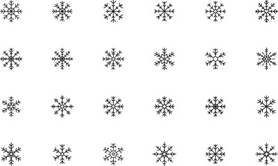 Snowflake winter icon