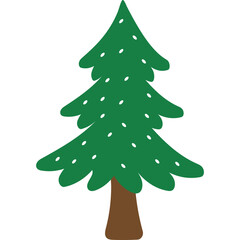 Hand drawn Winter Tree