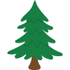 Hand drawn Winter Tree