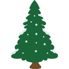 Hand drawn Winter Tree