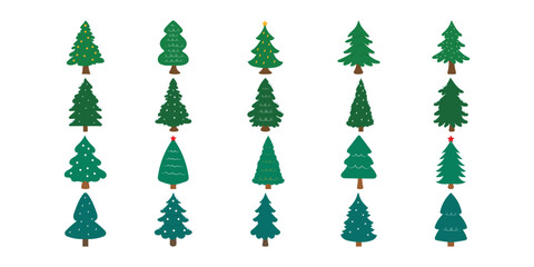 Hand drawn Winter Tree