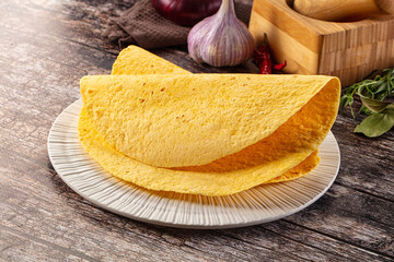 Mexican corn thick bread Tortilla