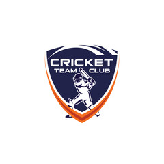 Cricket Team Club Academy Sport Player Logo