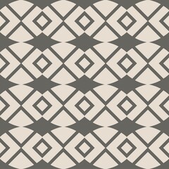 Retro abstract geometric seamless pattern for textile, fabric, wallpaper, or wall decoration