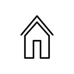 House icon symbol for apps and websites. Home sign and symbol