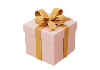 Isolated fancy present for party, holiday celebration, event; surprise gift concept; soft glow