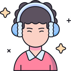 Earmuff Sticker