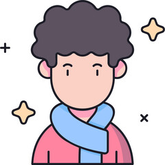Scarf Sticker
