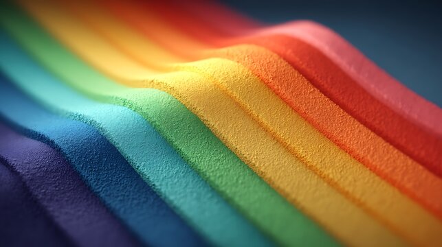 Beautiful rainbow texture in colorful pattern high resolution picture