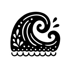 vector illustration of an abstract wave