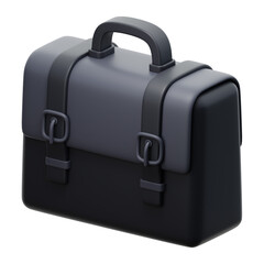 Financial Bag 3D Illustration