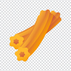 Churros Snack Icon Design
