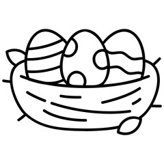 Line Art Nest Icon