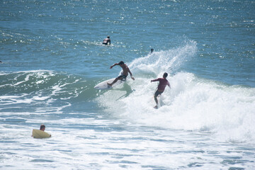 Black and White Surfing Action at Prainha Beach, Itacar&eacute;, Brazil &ndash; Ocean Texture Photography