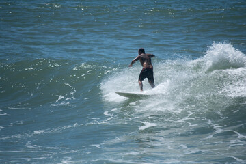 Black and White Surfing Action at Prainha Beach, Itacar&eacute;, Brazil &ndash; Ocean Texture Photography