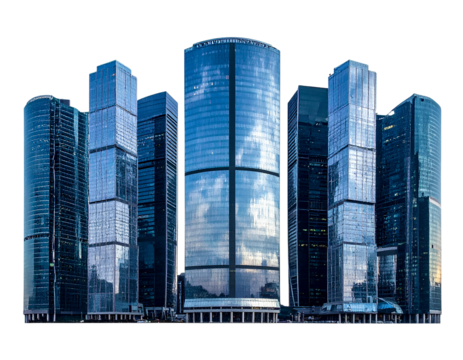  Urban Glass Building Vector | Isolated Modern Architecture Design.