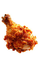 Crispy fried chicken drumstick, close-up (4)